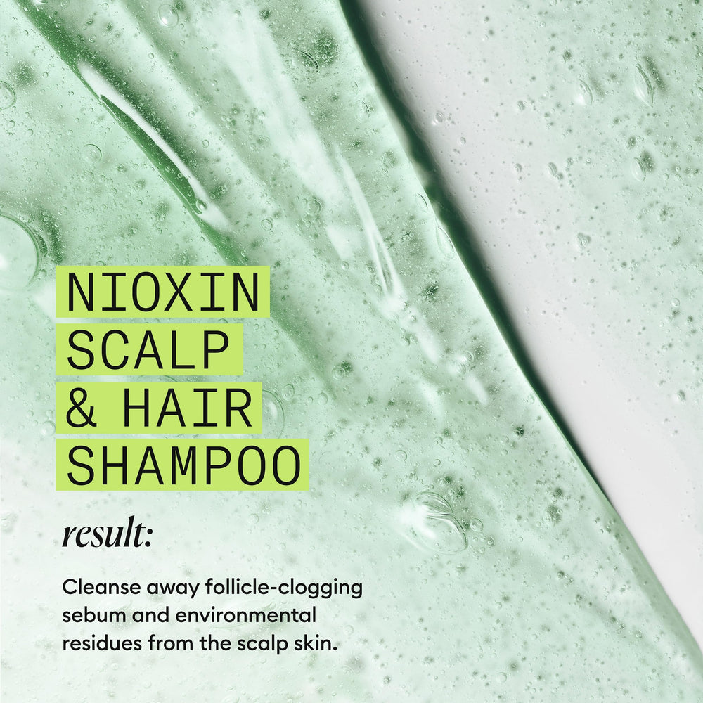 Nioxin paired with conditioner to show complete System 2 regimen benefit