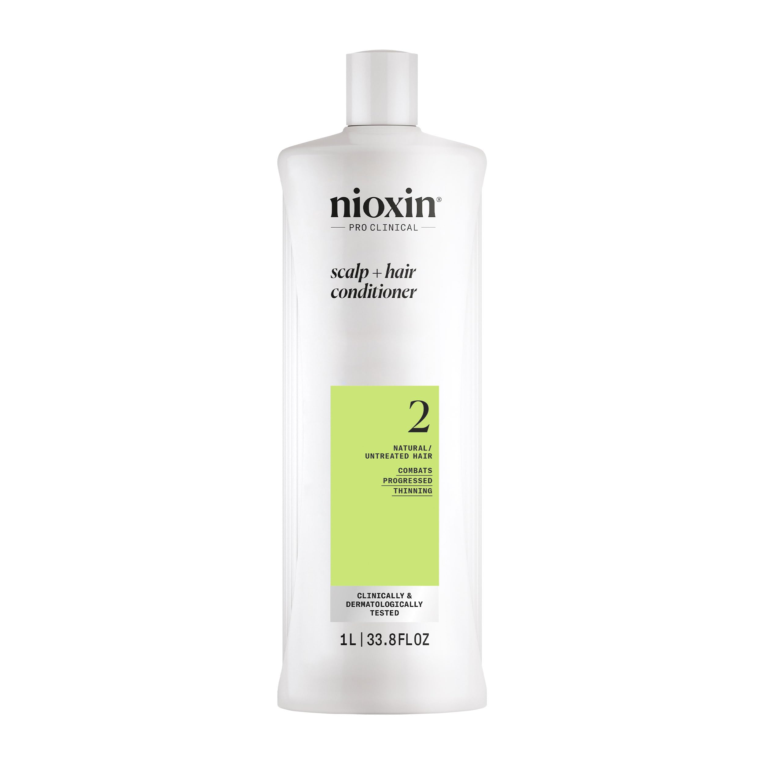 NIOXIN front packaging showing product and benefit of fuller-looking hair
