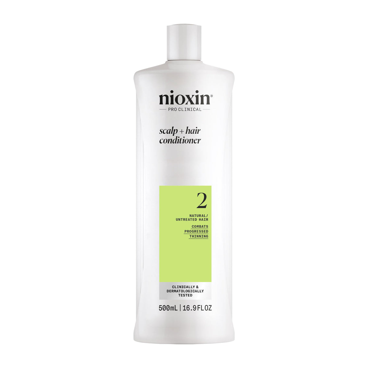 NIOXIN System 2 front packaging showing product benefit for fuller hair