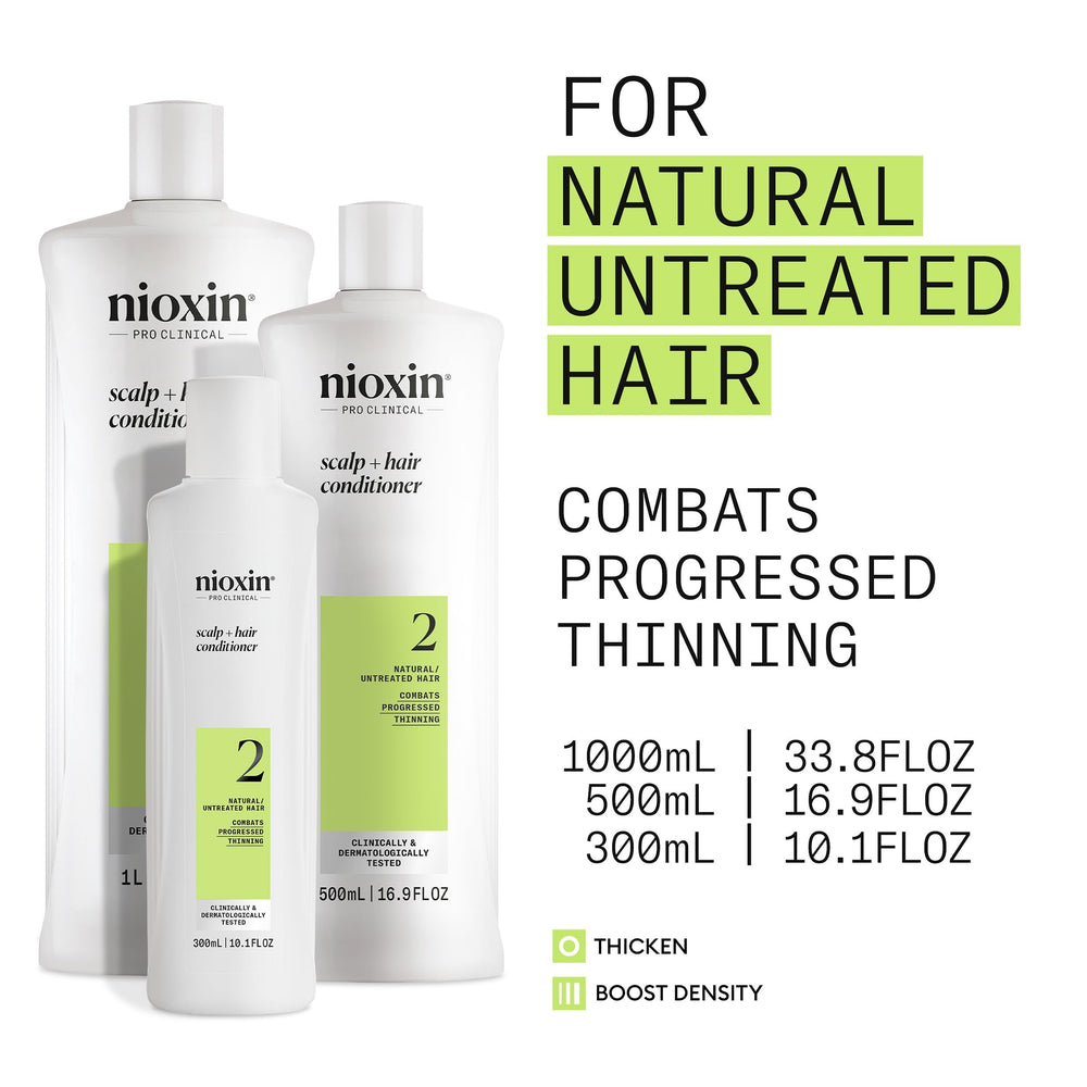 NIOXIN conditioner texture close-up showing lightweight creamy formula