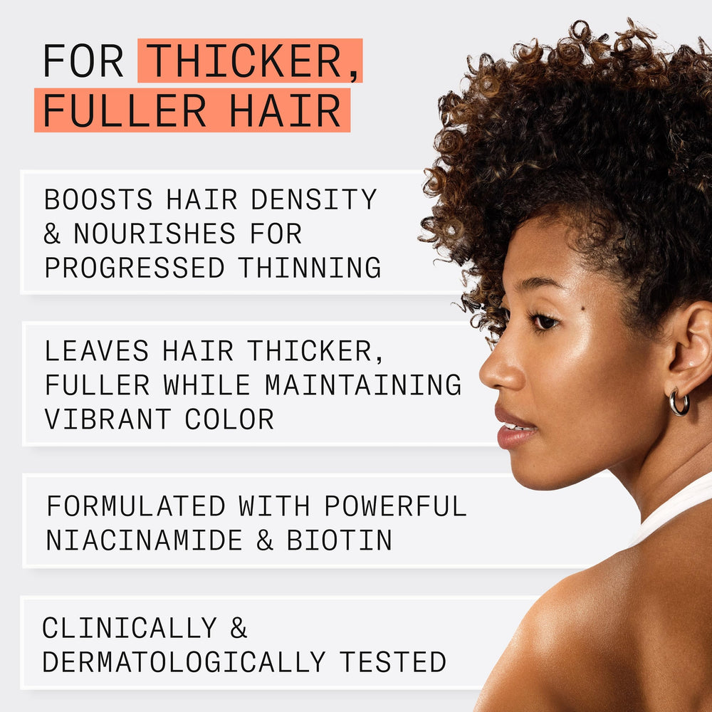 NIOXIN before and after scale comparison showing visible fuller hair appearance