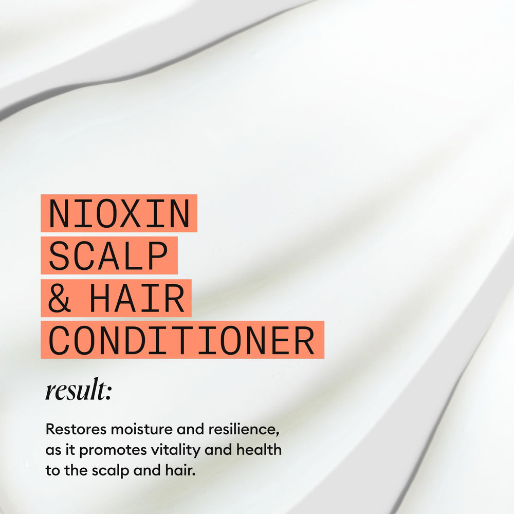 NIOXIN botanicals flatlay showing natural ingredients that nourish scalp