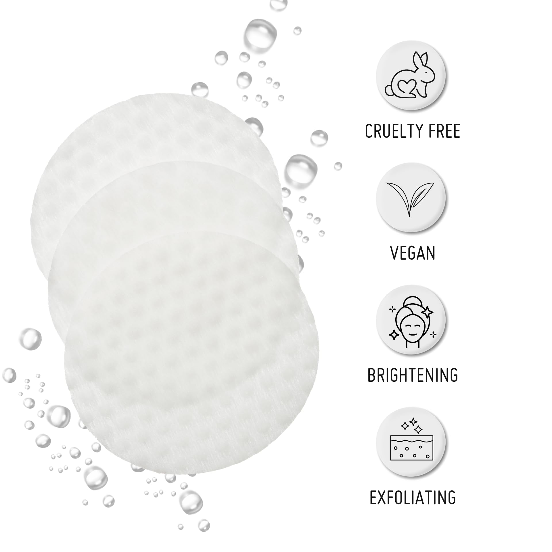 Nip+Fab close-up pad texture demonstrating gentle exfoliation