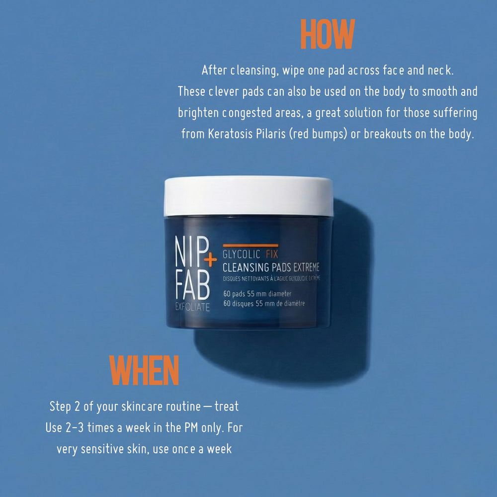 Nip+Fab open tub with visible pad edges showing ready-to-use convenience