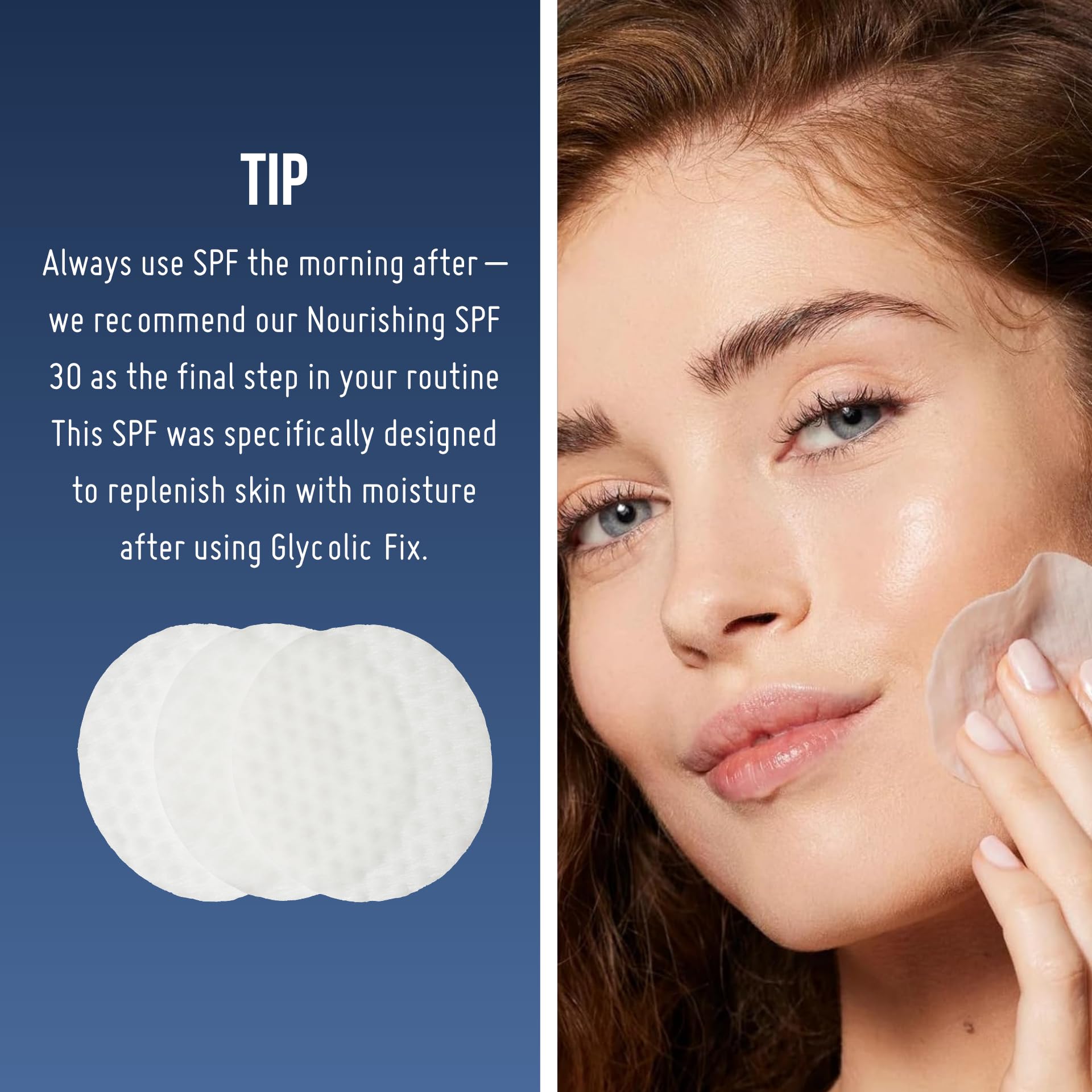 Nip+Fab pads next to moisturiser showing hydration pairing benefit