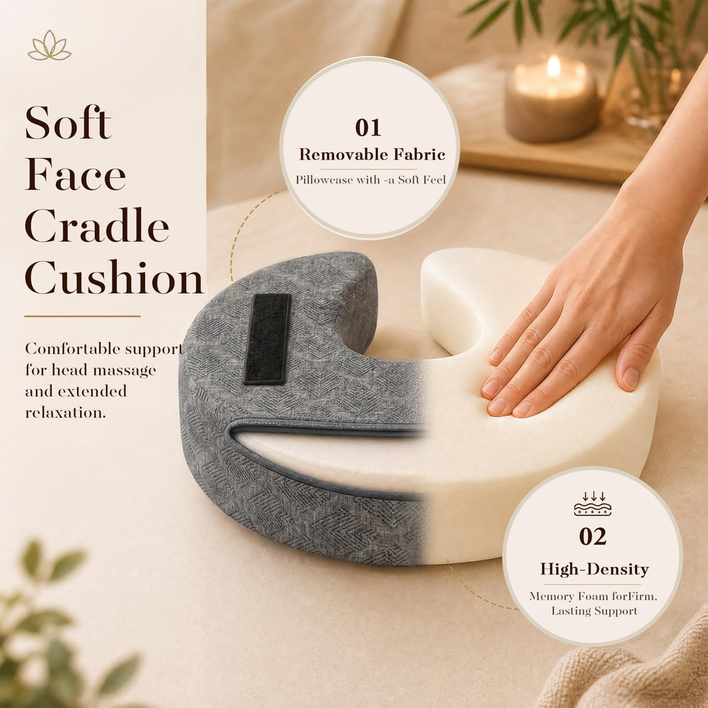 Nircuki adjustable cradle angled to customize head position
