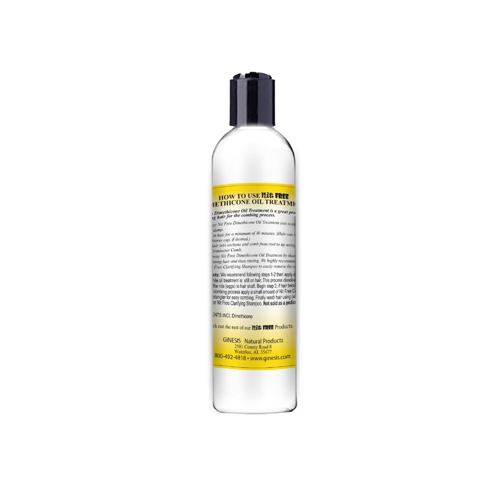 Nit Free oil texture close-up demonstrating thick coating benefit