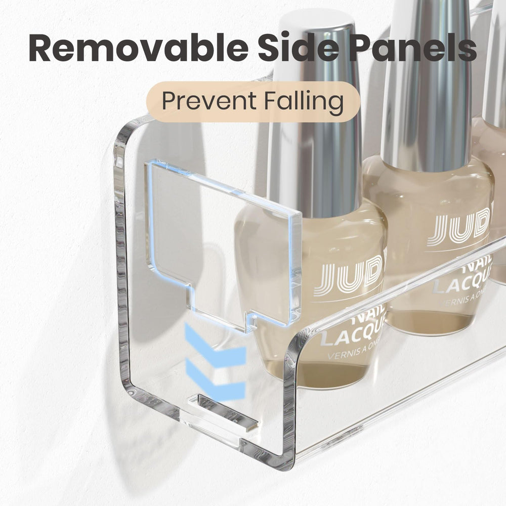 NIUBEE close-up of removable stop insert, prevents bottle falls