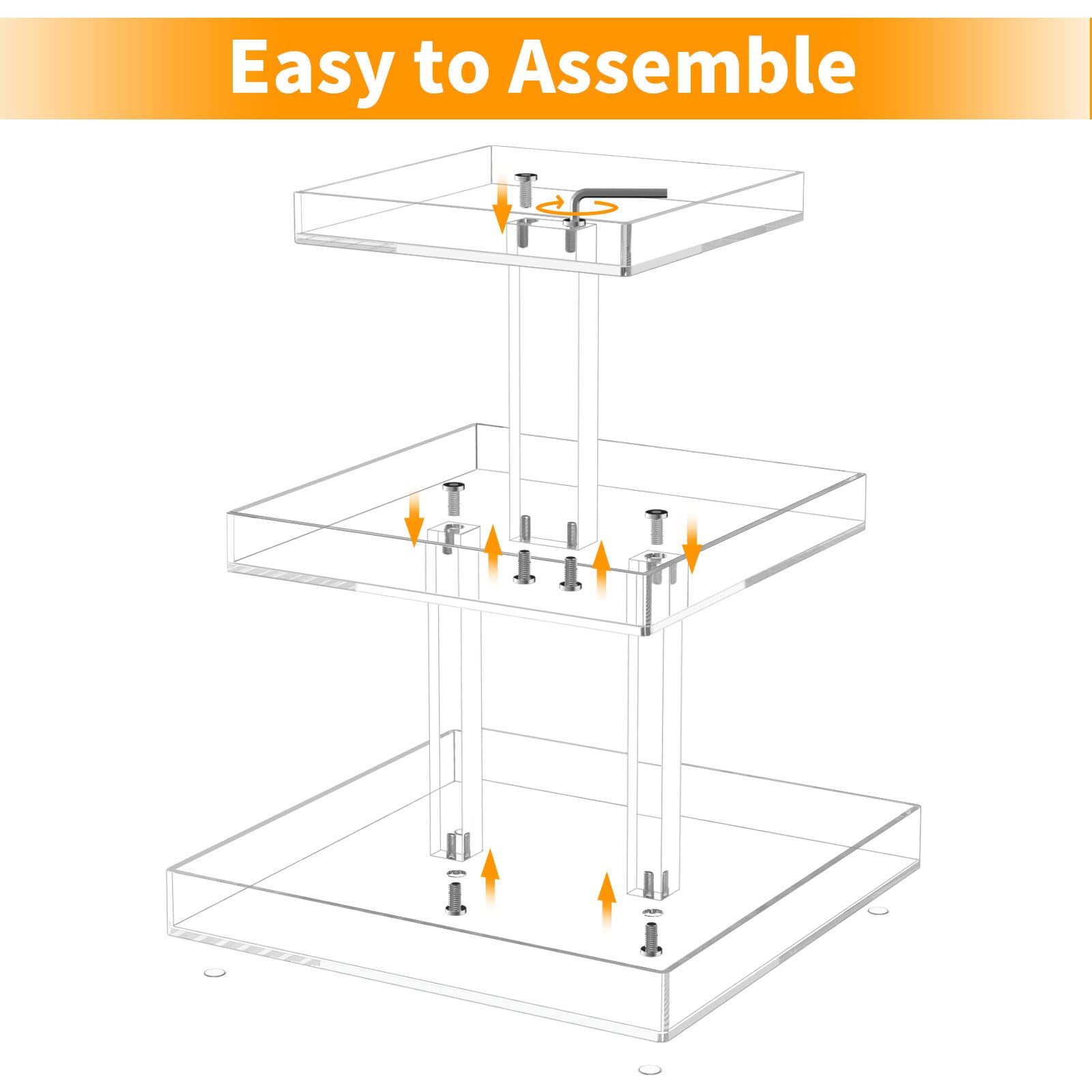 NIUBEE organizer on a styled vanity creating tidy display and easy access