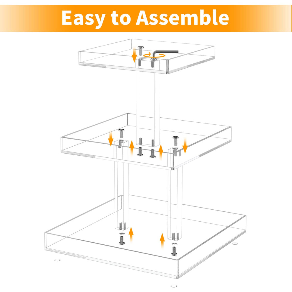 NIUBEE organizer on a styled vanity creating tidy display and easy access