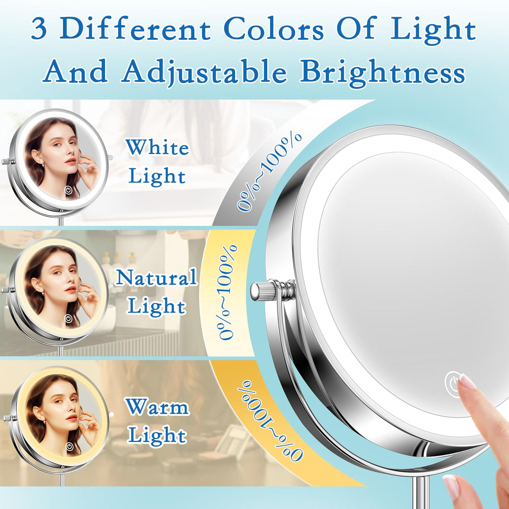 Niuphia 10x magnification detail for precise grooming benefit