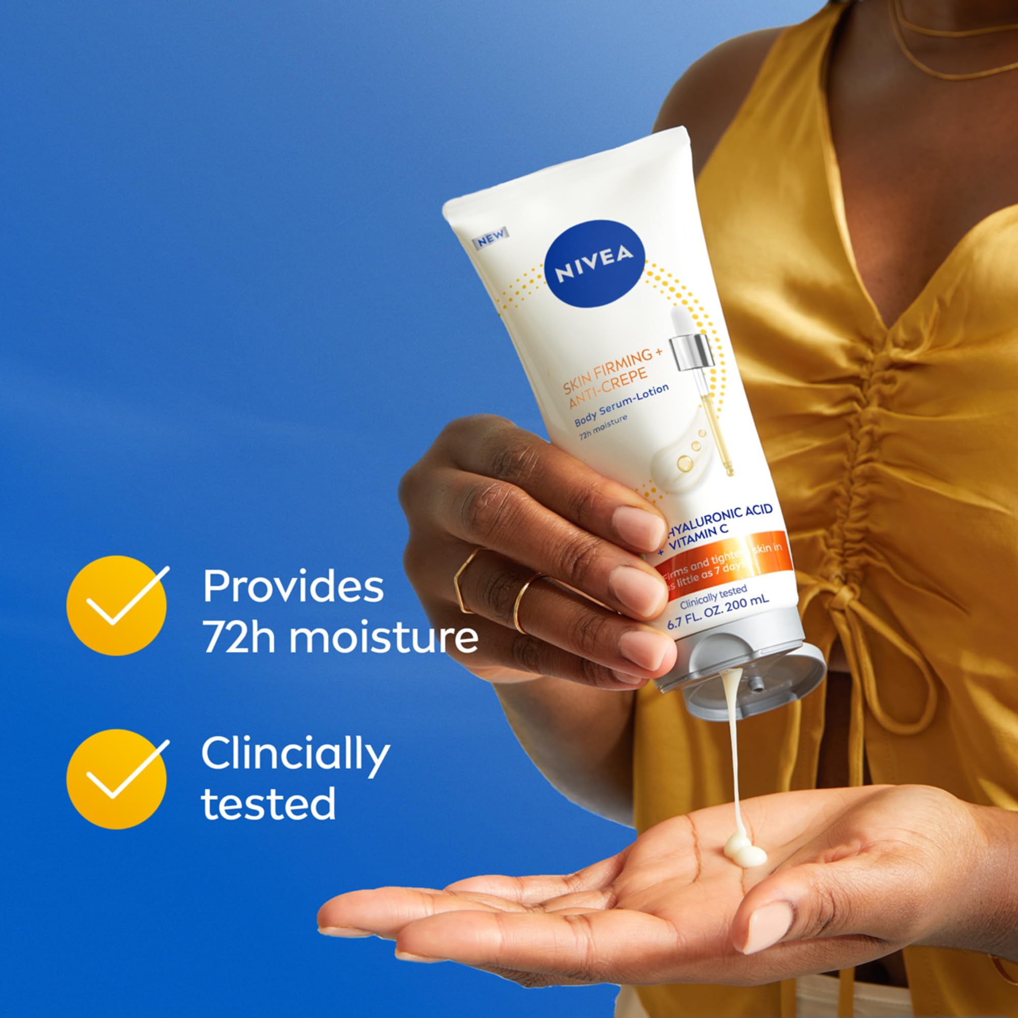 NIVEA back label showing ingredients list, supports transparency benefit