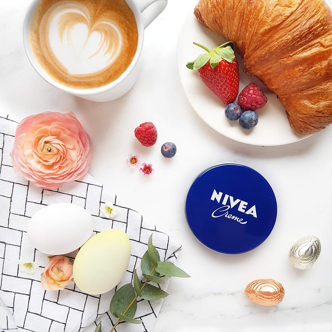 NIVEA Creme label detail emphasizing dermatologically tested formulation