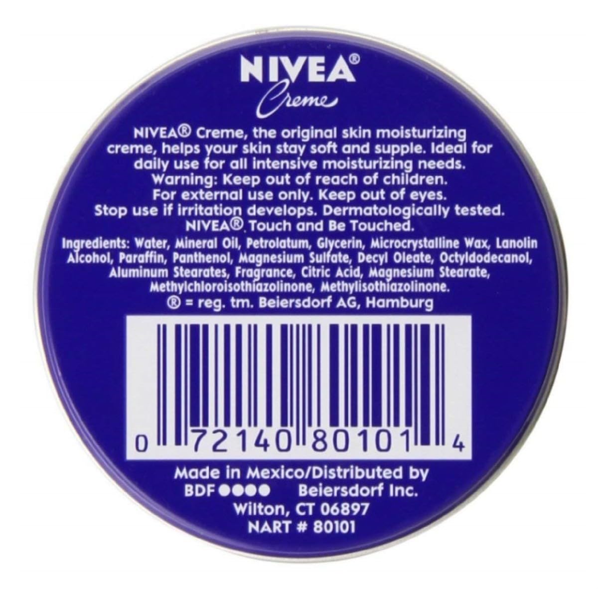 NIVEA Creme rich texture close-up illustrating thick moisturizing formula benefit