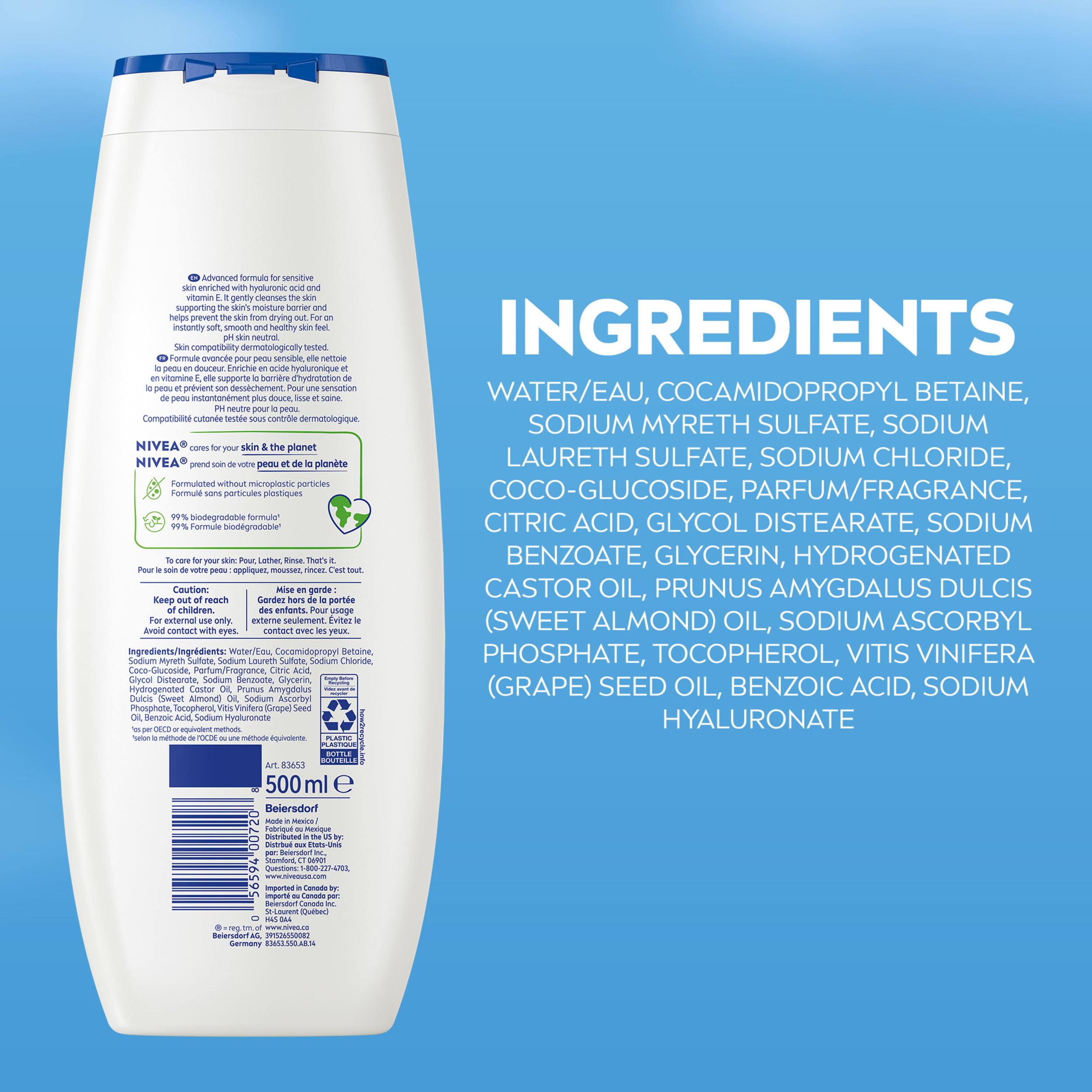 NIVEA lifestyle image with family showing gentle care benefit