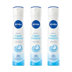 NIVEA fresh natural front packaging showing 200ml can and long-lasting freshness