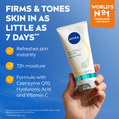 NIVEA Coenzyme Q10 ingredient vial highlighting energizing support for skin