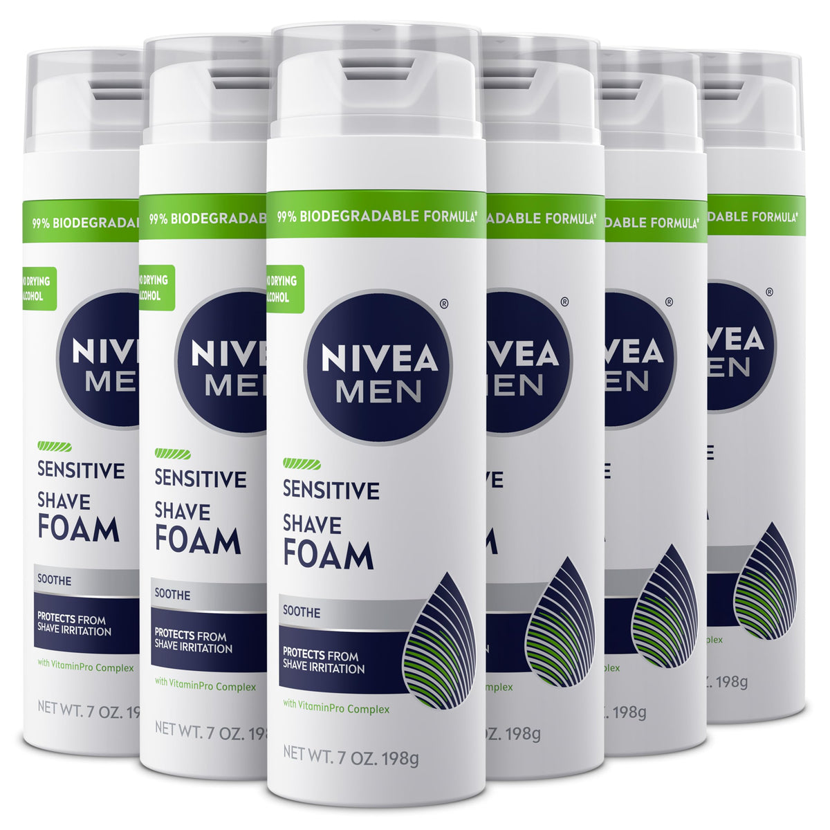 NIVEA MEN front can packaging showing product name and cooling benefit