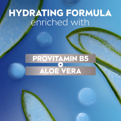 NIVEA MEN ingredients label highlighting aloe vera and provitamin B5