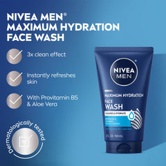 NIVEA MEN tube close-up displaying cap and product branding