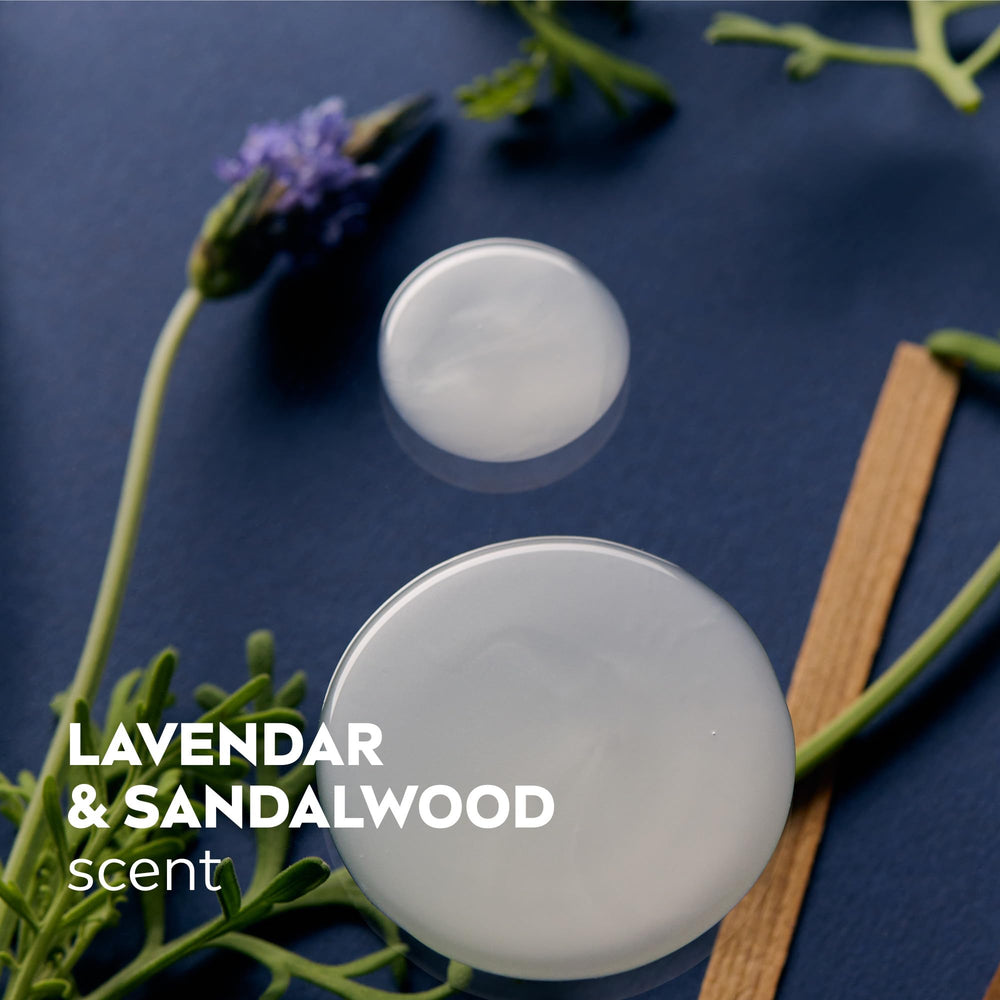NIVEA MEN in-shower lifestyle shot showing relaxing scent and quick multiuse cleansing