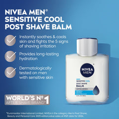 NIVEA MEN balm texture on hand absorbing quickly benefit