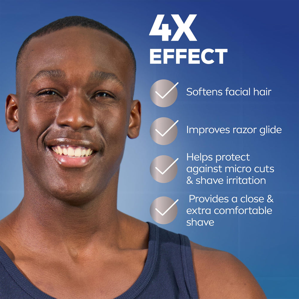 NIVEA MEN on bathroom vanity illustrating everyday grooming convenience