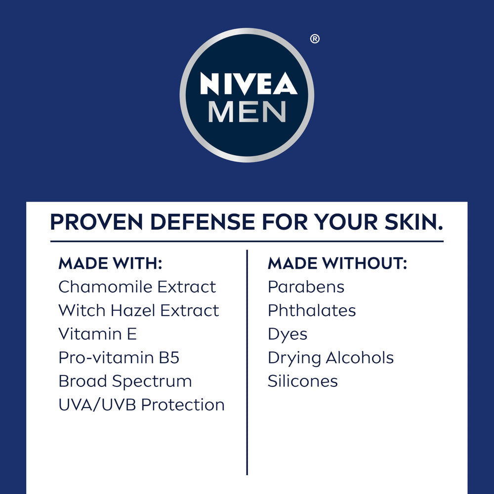 NIVEA MEN tubes next to coin showing compact travel-friendly size