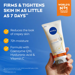 NIVEA close-up of smooth serum texture, illustrating quick absorption benefit
