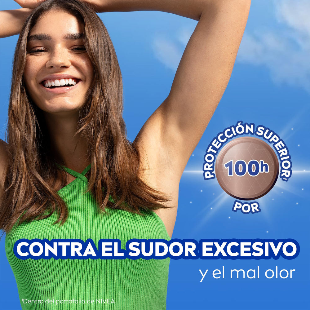 NIVEA texture on skin demonstrating lightweight finish and quick drying