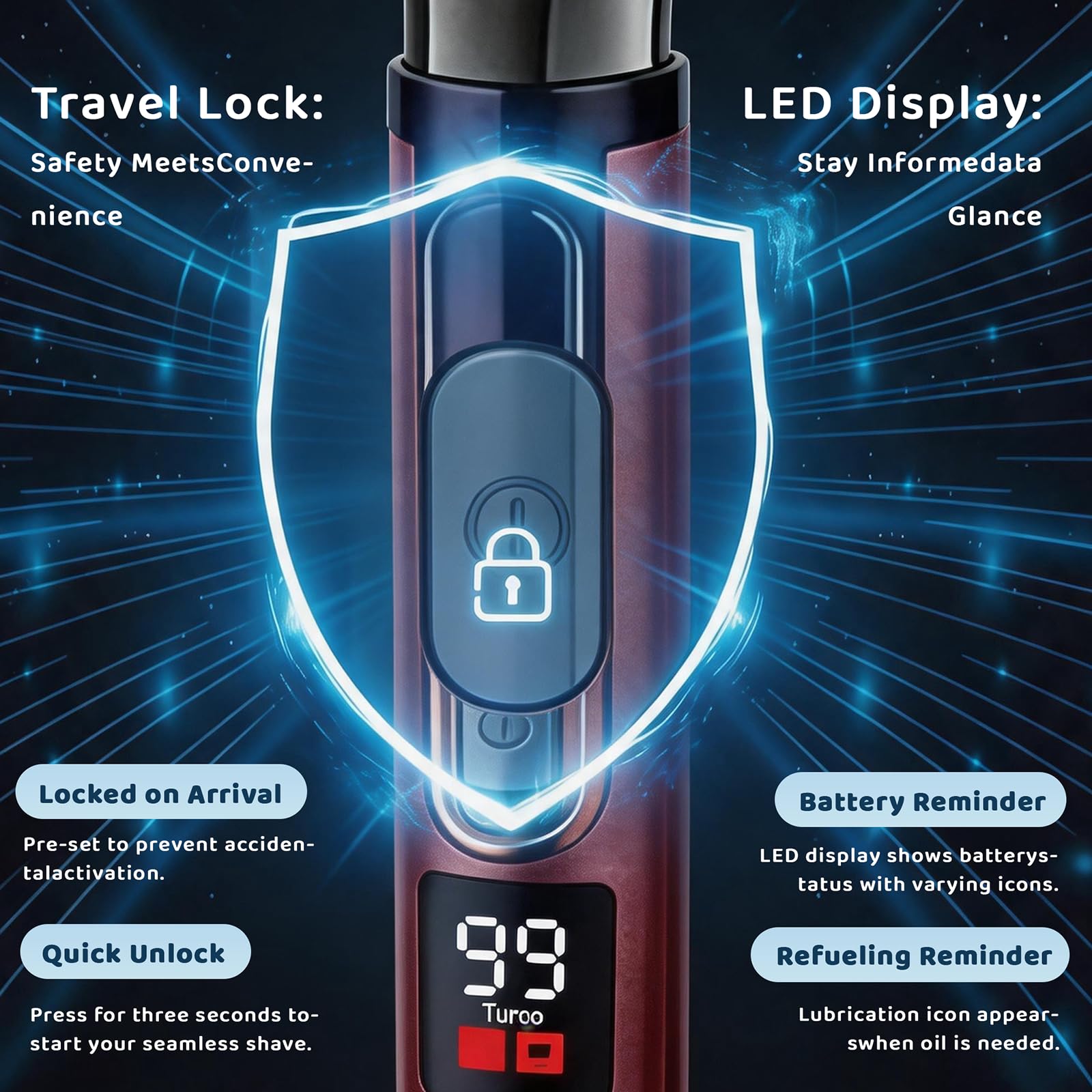 Nizzarra travel kit with USB cable for convenient portable charging