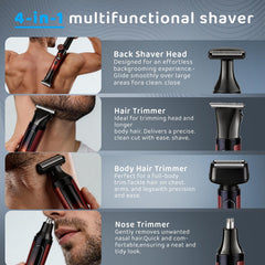Nizzarra wide back shaver head close-up for fast hair removal