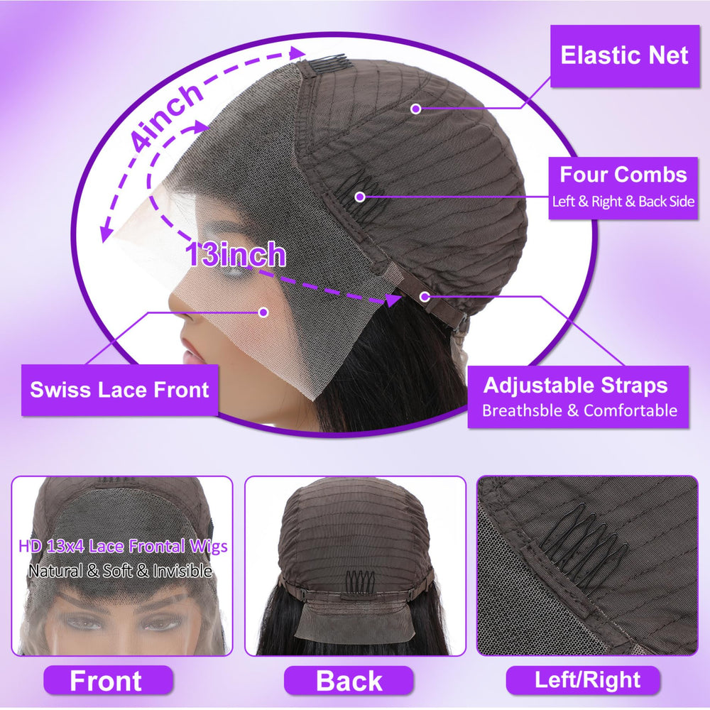 NKTU wig side profile showing full volume and natural movement