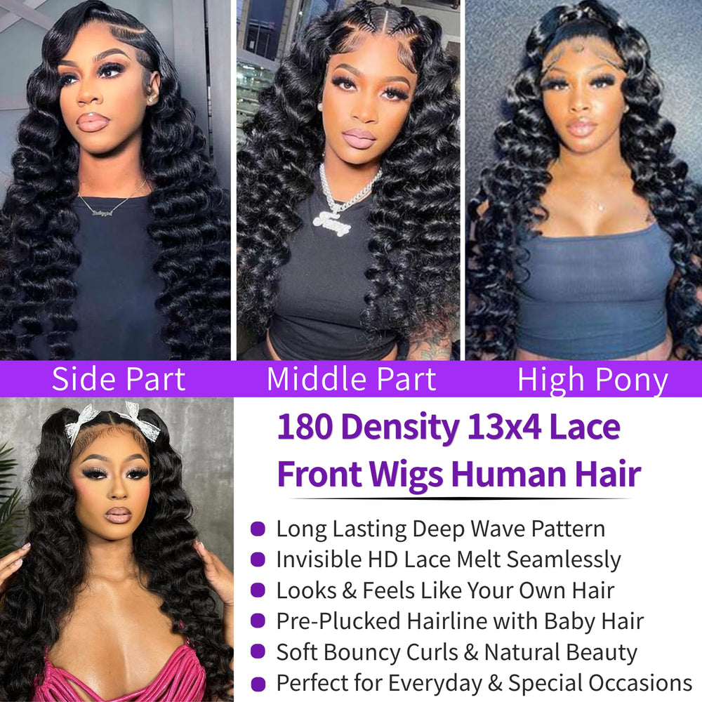 NKTU styled wig showing how waves hold and styling versatility
