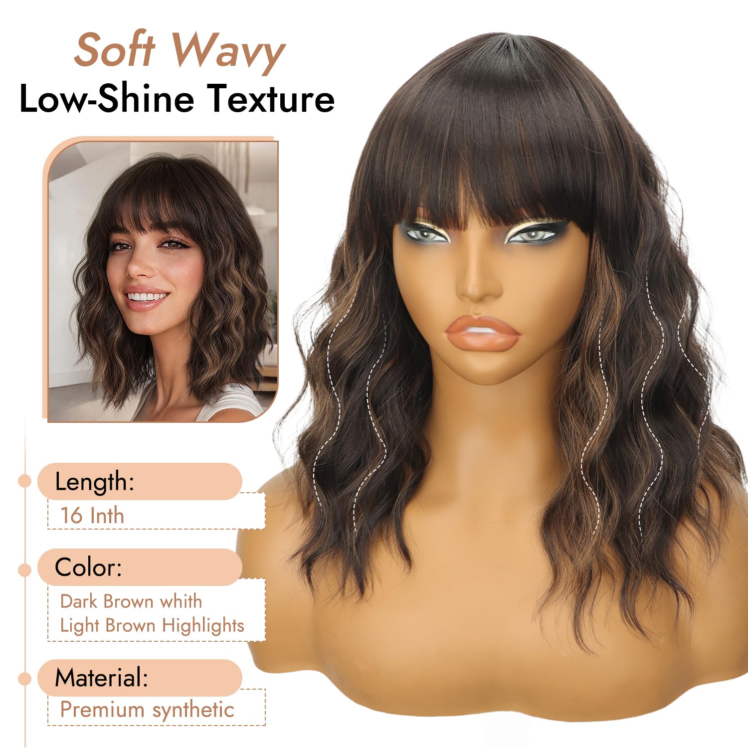 Nnzes back view showing shoulder-length cut and layered movement benefit