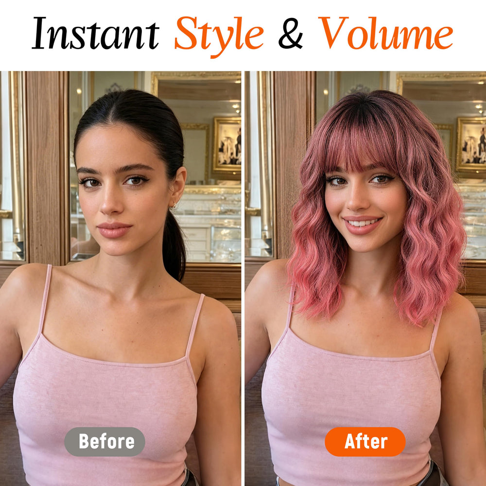 Nnzes back view curl length displaying shoulder-length bounce