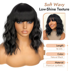 Nnzes bangs framing model’s face to soften features and enhance profile