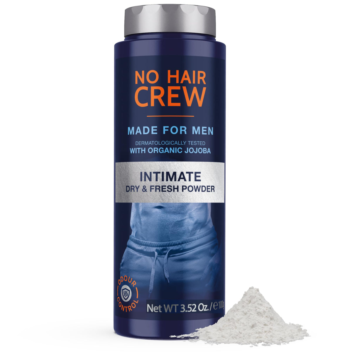 No Hair Crew front packaging showing 3.5 oz bottle and clear benefit