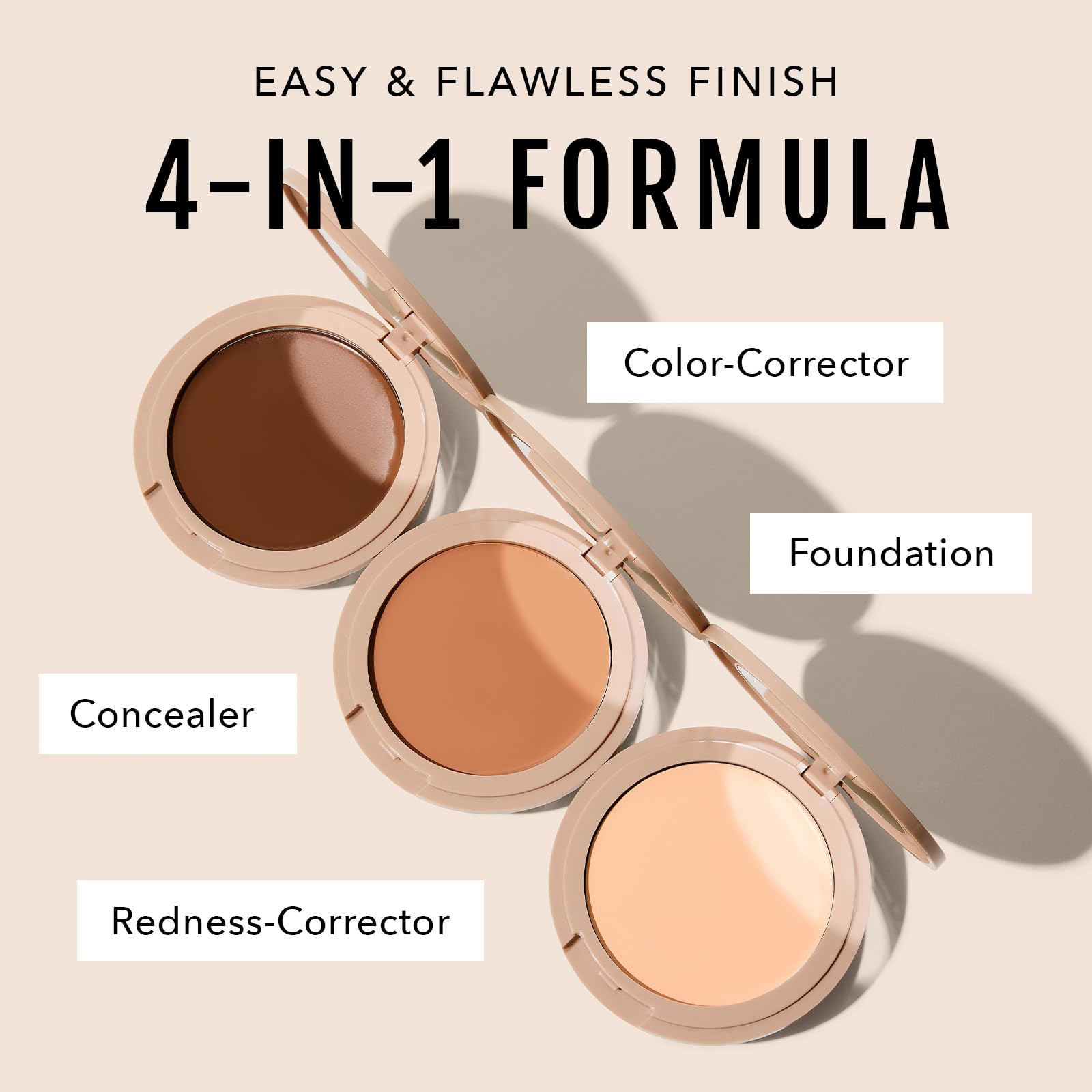 No Makeup Makeup dual‑chamber sponge detail for buildable, precise coverage