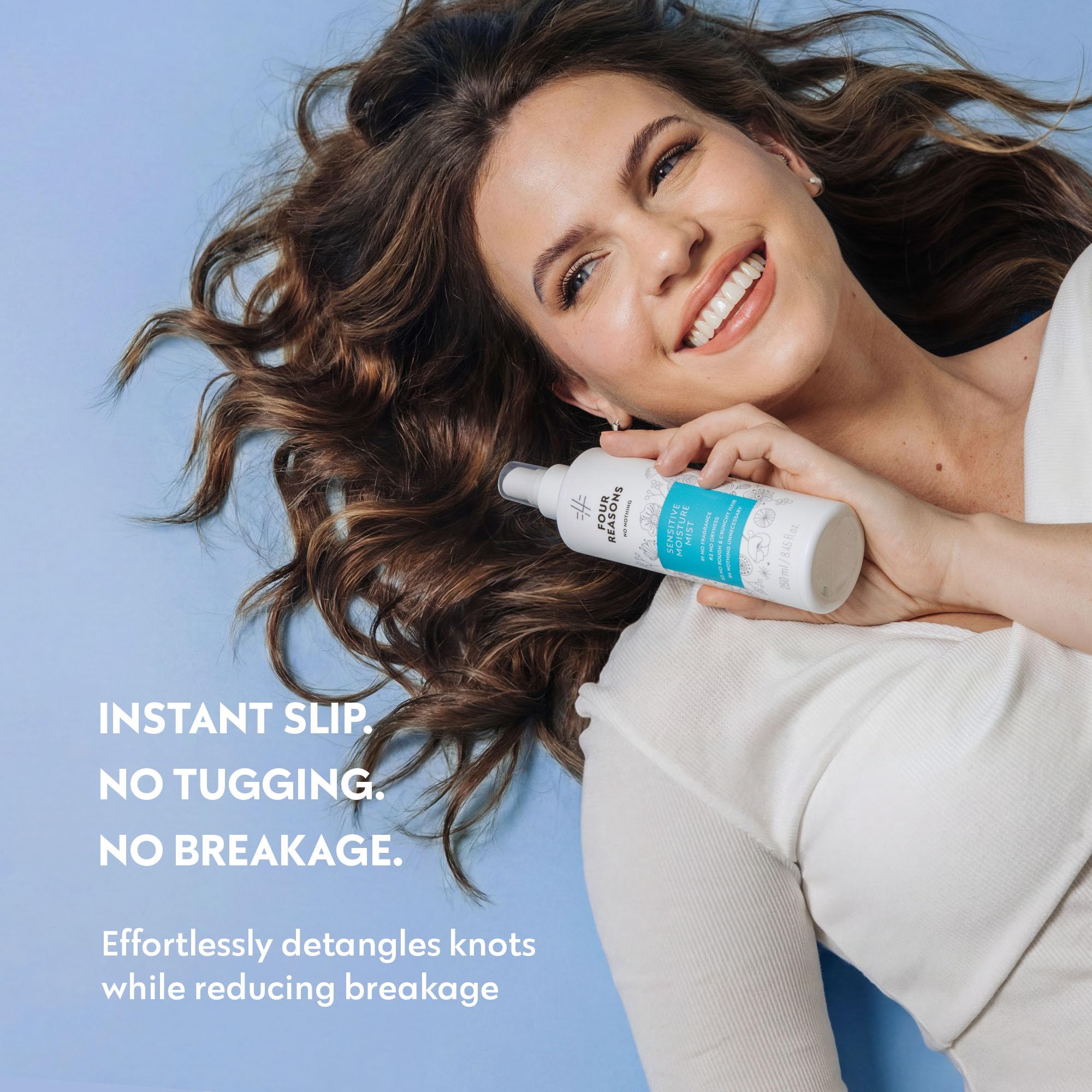 No nothing close-up texture droplets highlighting lightweight, non-greasy feel