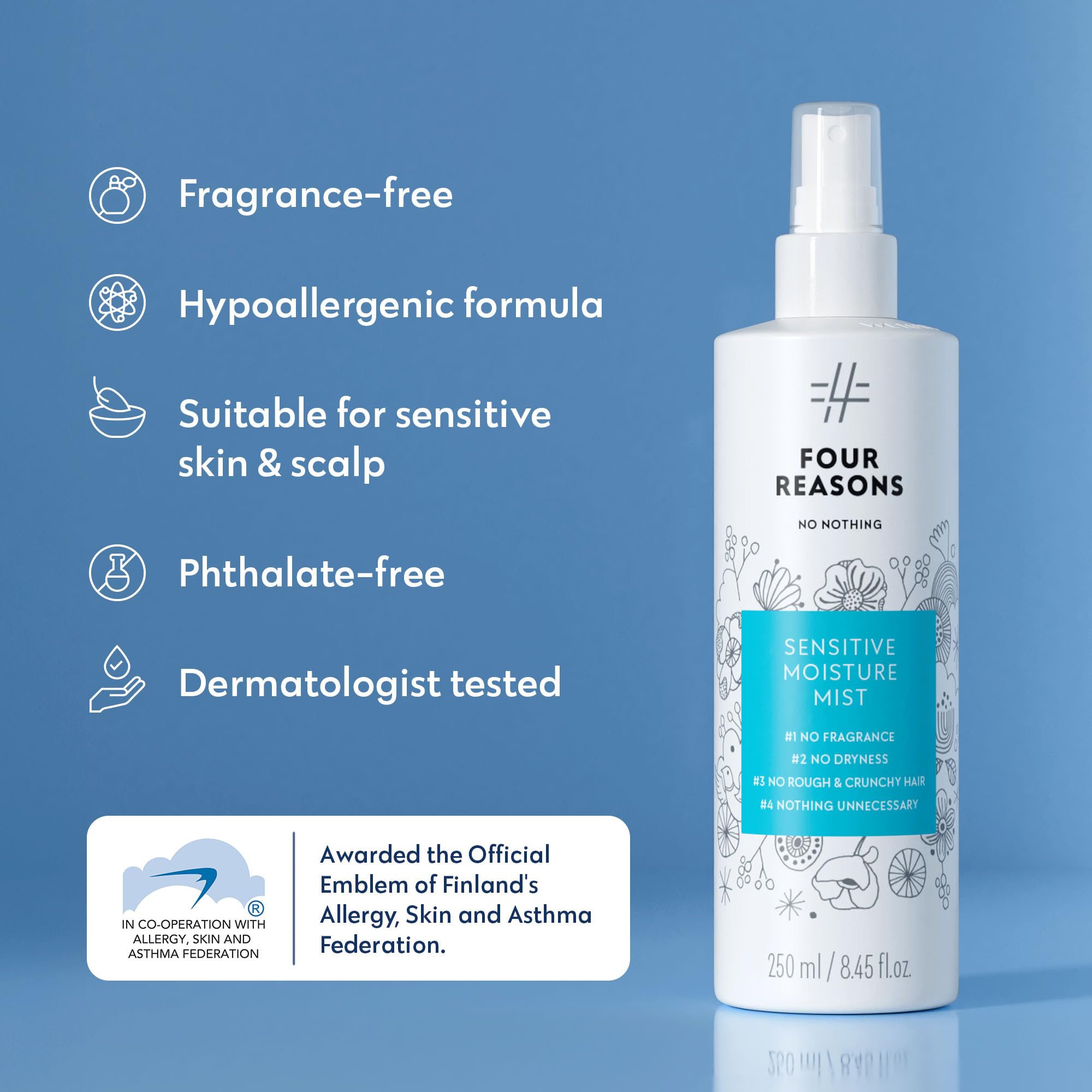 No nothing spritz on dry hair for midday refresh and frizz control benefit