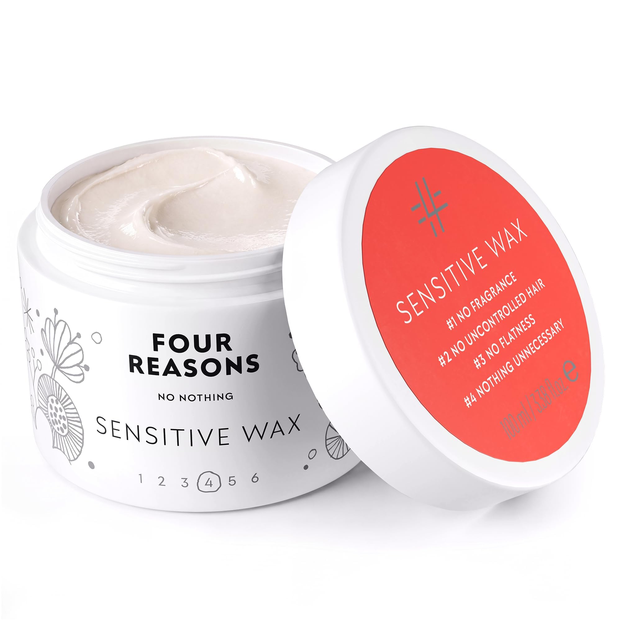 No nothing front jar showing clean packaging and fragrance-free benefit