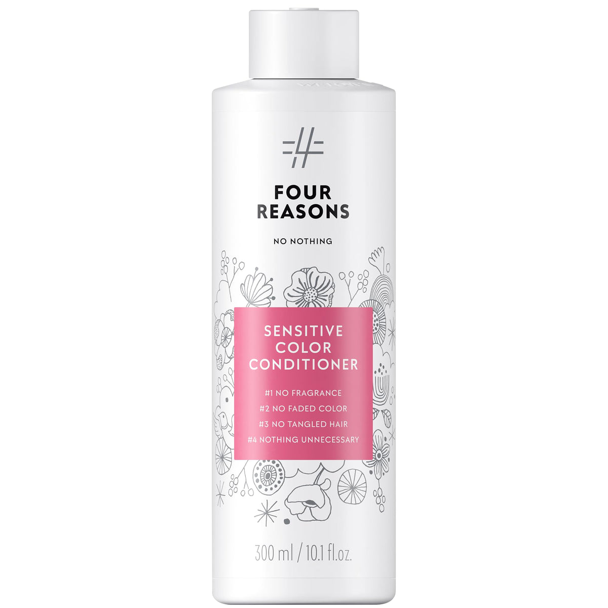No nothing front packaging showing clean bottle and brand for gentle conditioning