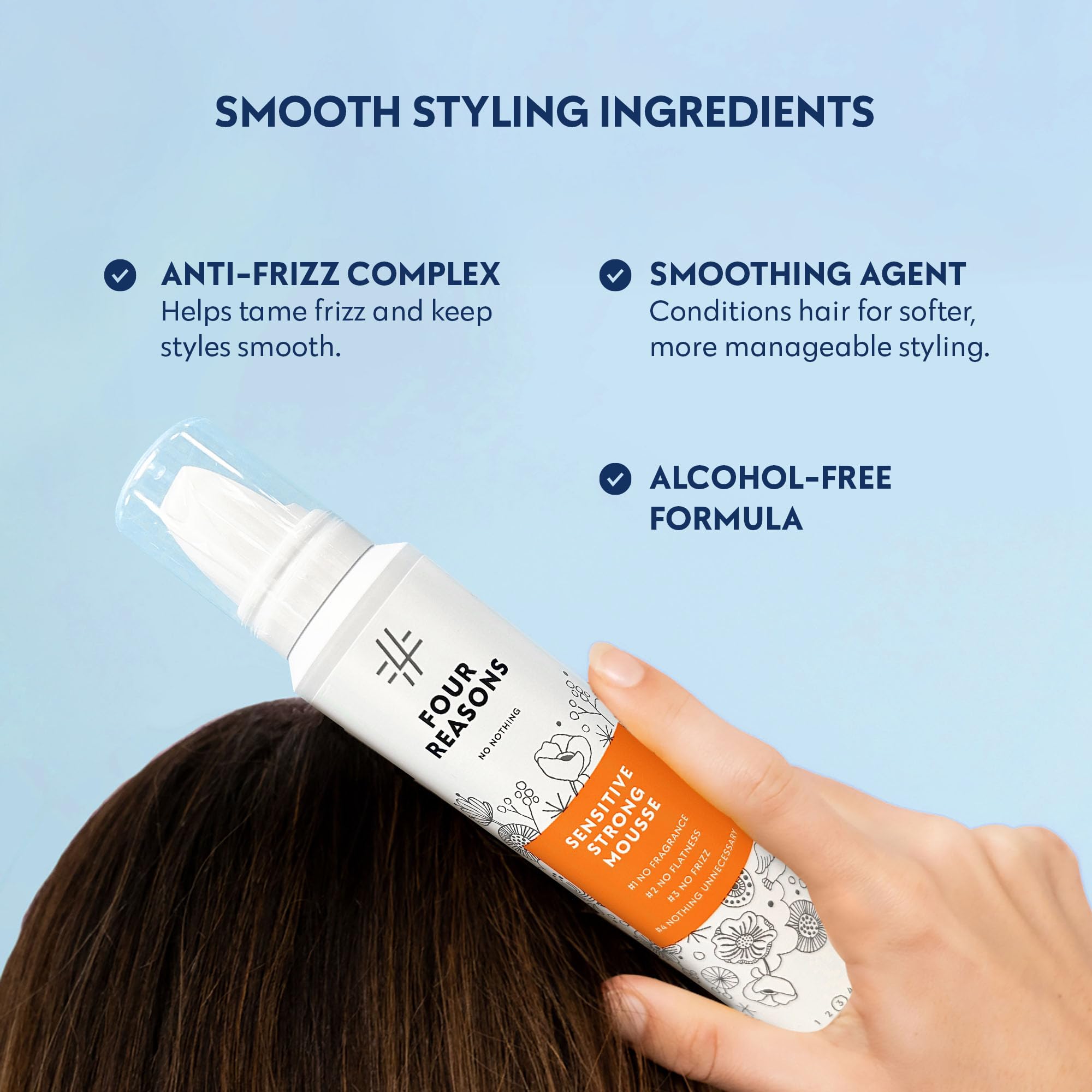 No nothing before and after root lift showing fuller hair at roots benefit