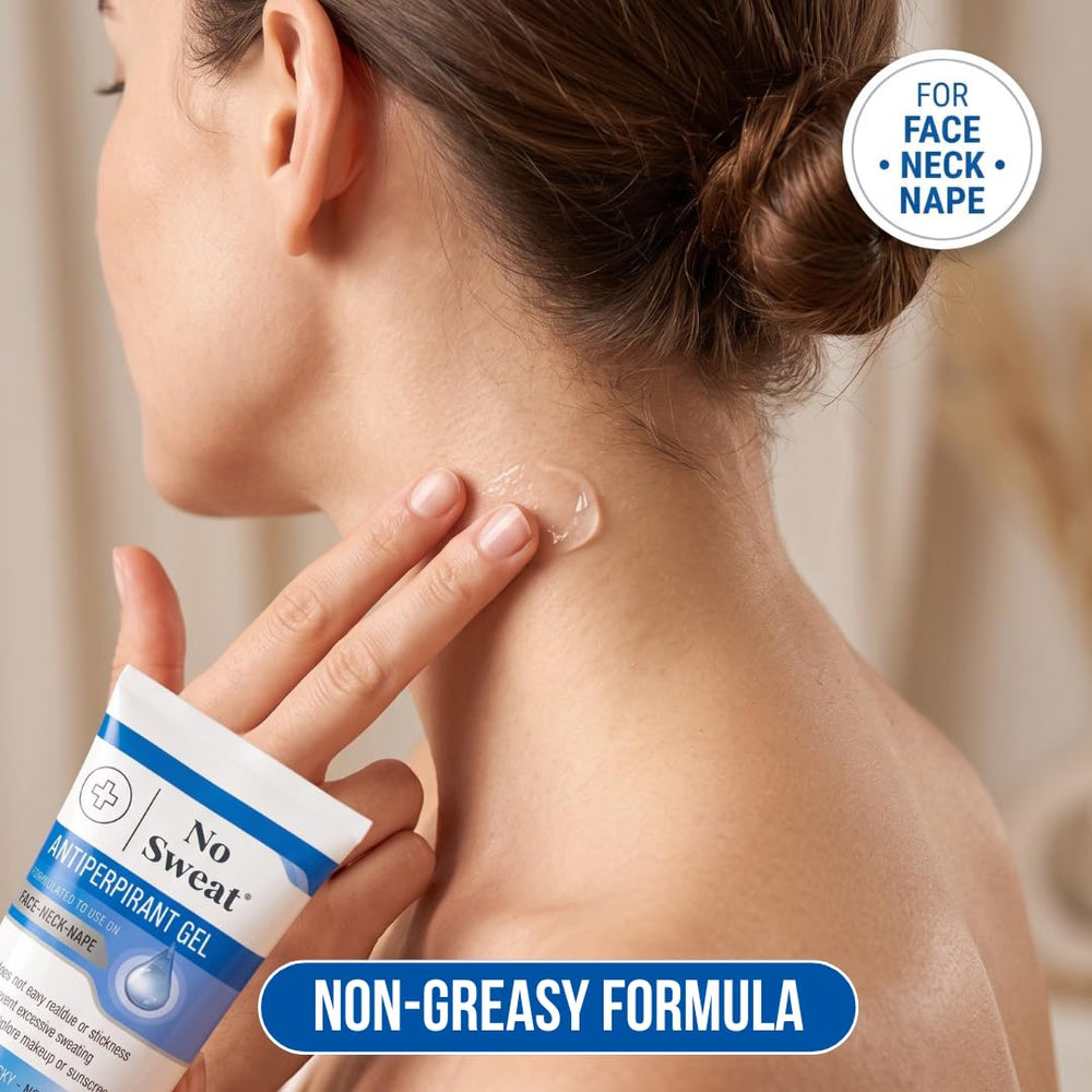 No Sweat compact size in hand illustrating easy portability benefit