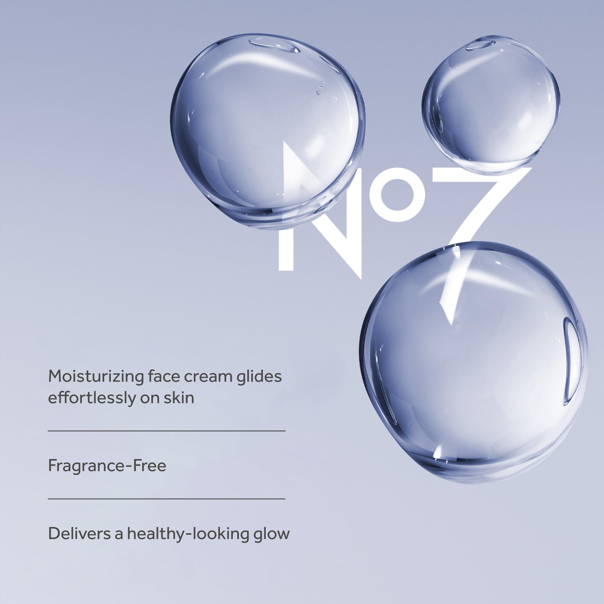 No7 application on face demonstrating smooth layering benefit