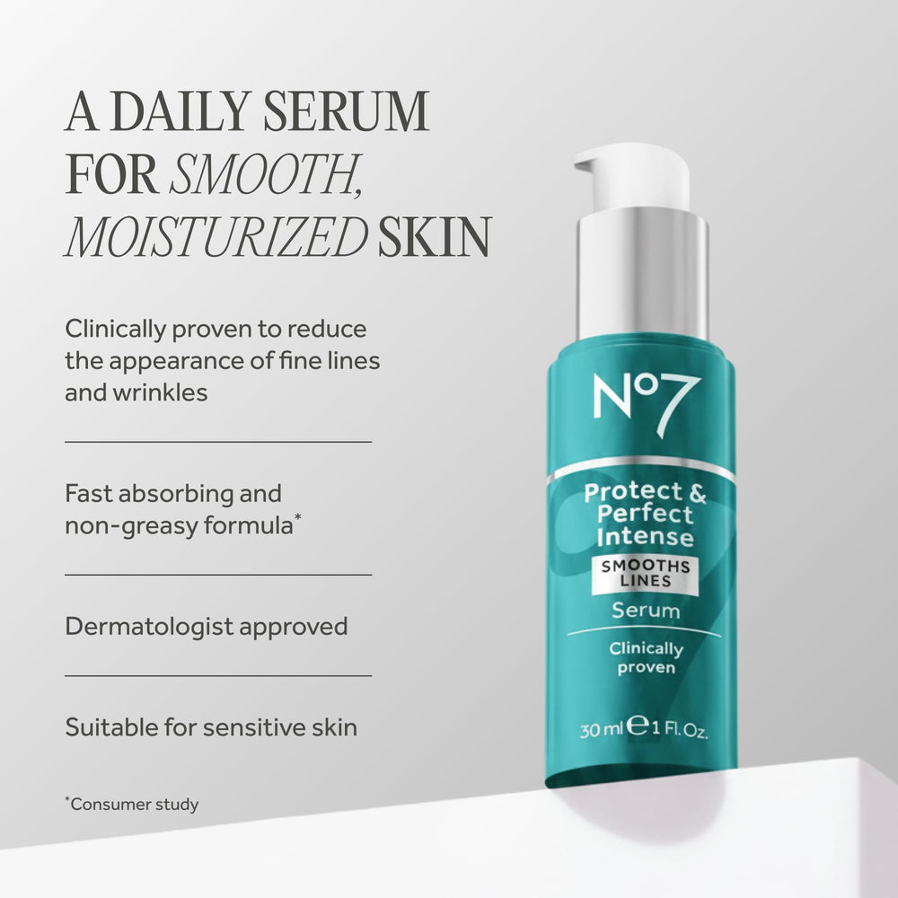 No7 dropper dispensing serum highlighting precise application and minimal waste