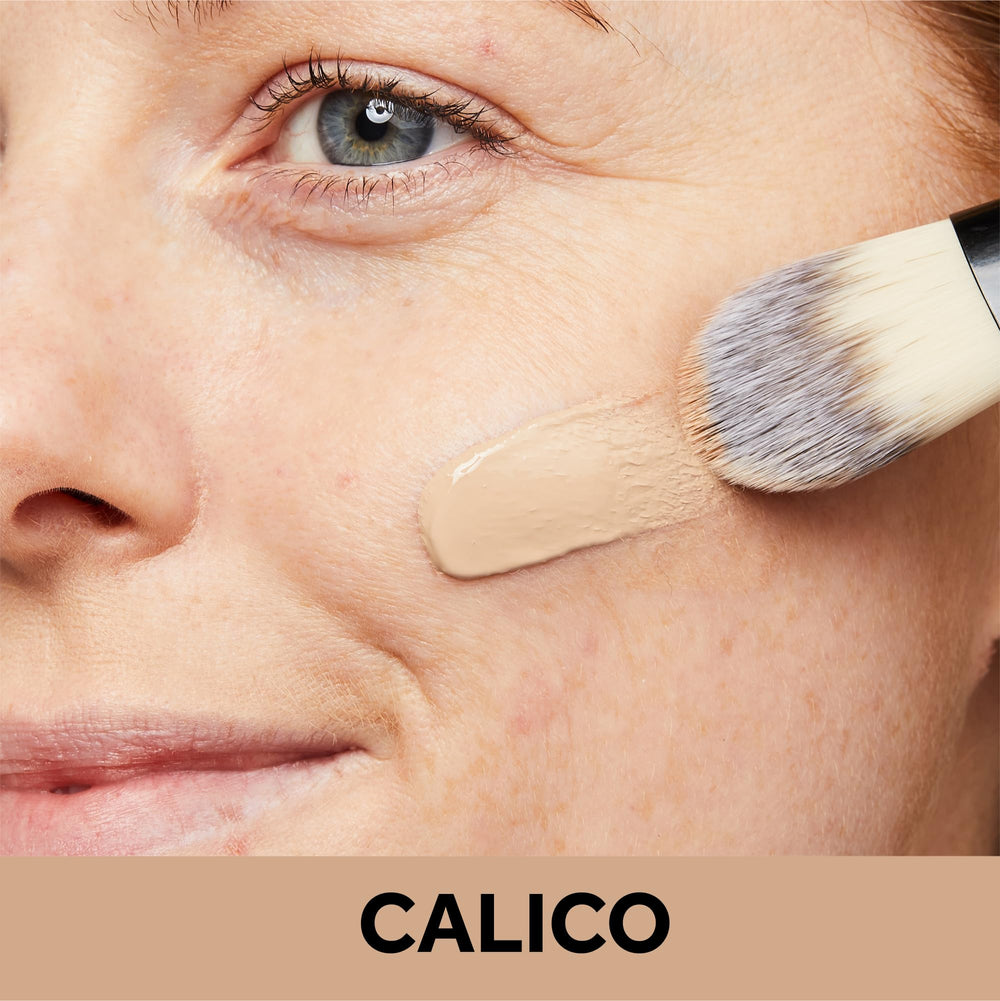 No7 foundation pump dispensing cream texture, easy controlled application benefit