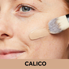 No7 foundation pump dispensing cream texture, easy controlled application benefit