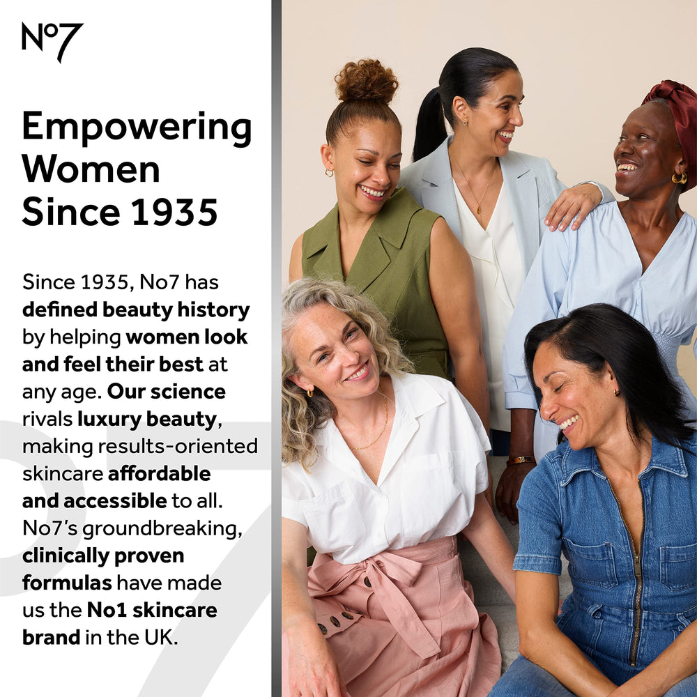 No7 hydraluminous+ on bathroom shelf with skincare routine implying daily use benefit